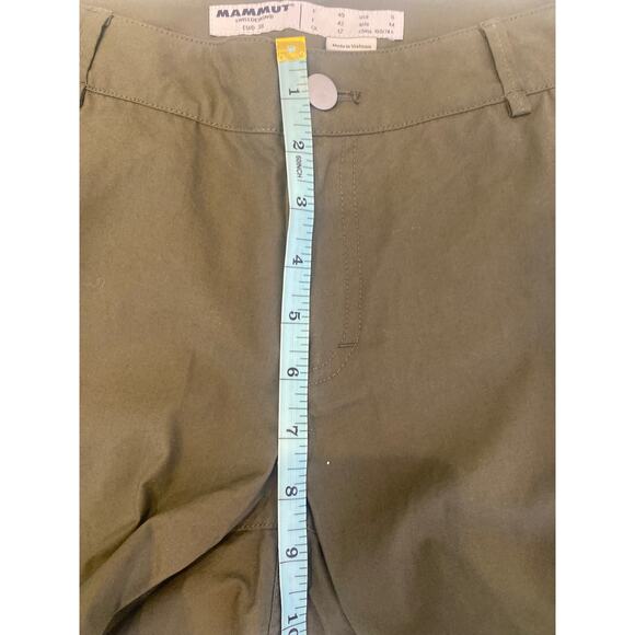 Mammut Olive Green Women’s Jogger Pants EUC Sz 8 Woven Cotton Outdoor Pockets - Picture 10 of 14